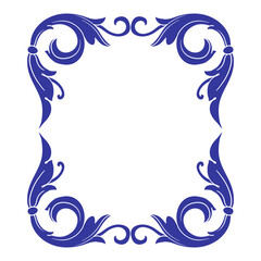 Wall Mural - Frame Vintage Ornament. Border Luxury Element Suitable for wedding invitation cards label.