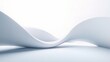 © CLOVER BACKGROUND - Abstract White Waves: A minimalist, abstract background of undulating white shapes against a soft, white backdrop. Ideal for modern, clean designs, technology, and branding.