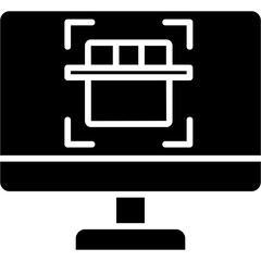 Canvas Print - Automatic Scanner Icon