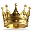 © immortality - Golden queen crown 3D rendred
