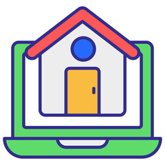 Wall Mural - Online Real Estate