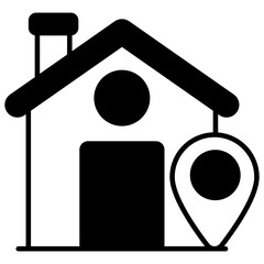 Wall Mural - House Location