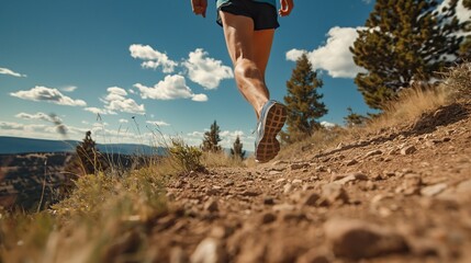 Sticker - person running on a path