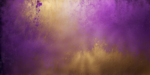 Wall Mural - purple to gold color gradient grungy metallic backgrou background