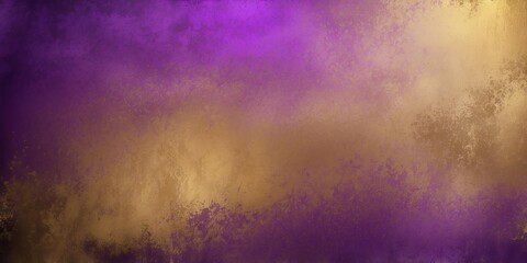 Wall Mural - purple to gold color gradient grungy metallic backgrou background