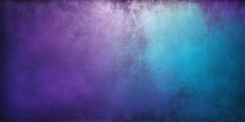 Wall Mural - blue to purple color gradient grungy metallic backgrou background