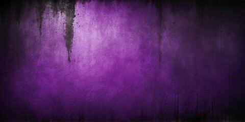 Wall Mural - black to purple color gradient grungy metallic backgro background