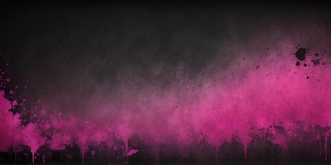Wall Mural - black to pink color gradient grungy metallic backgroun background