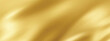 © vensto - Close-up texture of natural gold silk. Light Golden fabric smooth texture surface background. Smooth elegant gold silk in Sepia toned. Texture, background, pattern, template. 3D vector illustration.