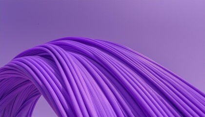 Wall Mural - Abstract 3D Colorful purple Wires