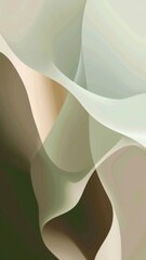 Wall Mural - abstract background wallpaper, smooth curves, light beige, subtle gradients, curved paper in the min