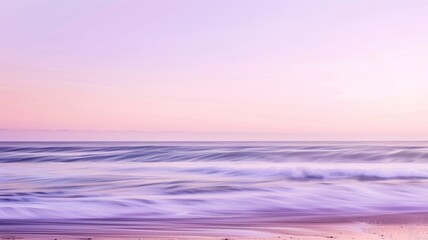 Abstract background wallpaper, gradients,purple and pink, tranquil ocean landscape blending soft purple and pink hues, reflecting a peaceful twilight sky in a dreamy and ethereal water