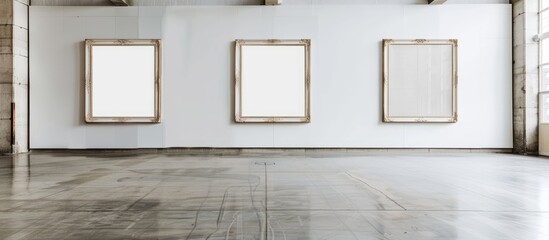 Poster - White background with copy space image of frames