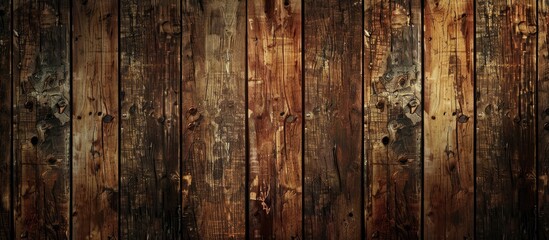 Canvas Print - Vintage wooden texture backdrop with a copy space image