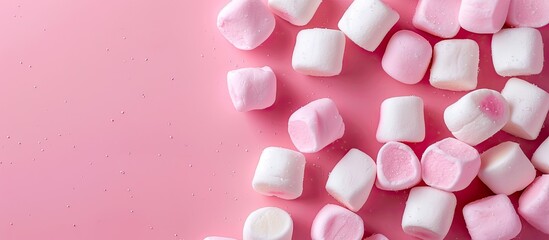 Aufkleber - Marshmallows adoration with copy space image
