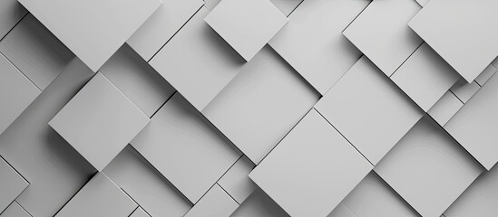 Leinwandbilder - Minimalistic style background featuring gray and light gray rectangles perfect for adding text with a copy space image