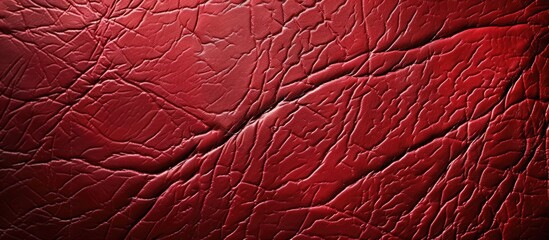 Aufkleber - Background with a textured red leather appearance ideal for adding images and text copy space image