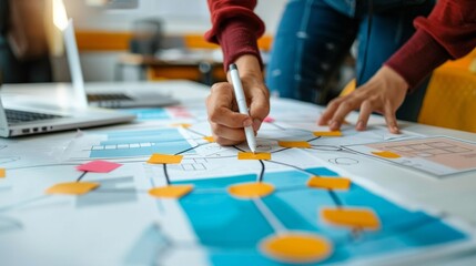 Sticker - digital business process mapping featured image, AI Generative