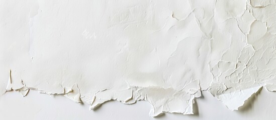 Aufkleber - Texture of white watercolor paper mimicking a blank canvas ideal for art and design projects needing a copy space image