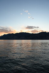 Canvas Print - Abend am Gardasee