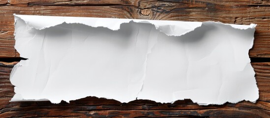 Aufkleber - Paper torn to show a place where you can add your message in a picture. Creative banner. Copyspace image