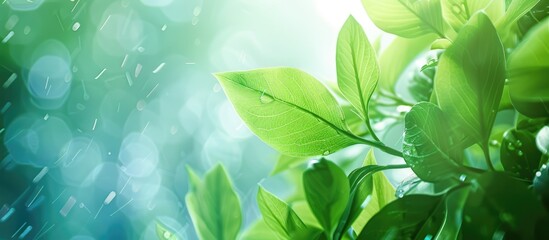 Leinwandbilder - Nature themed abstract background with copy space image