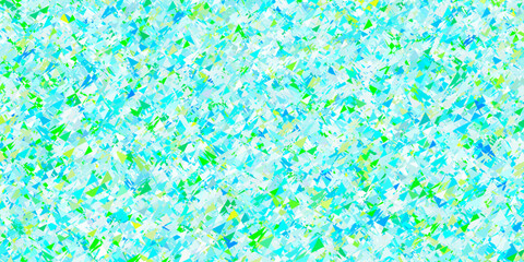 Wall Mural - Light blue, green vector background with polygonal forms.