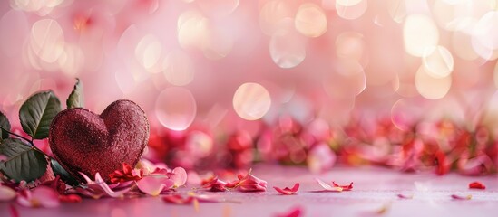 Aufkleber - Valentine s Day theme with copy space image