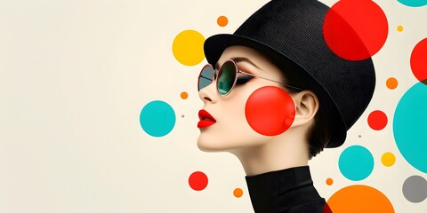 Art guide, vibrant artwork, poster art, bold and graphic, eye-catching and colorful, modern and stylish, Editorial Photography