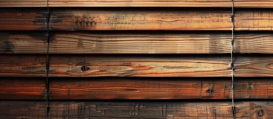 Aufkleber - Wooden blinds background with room for a copy space image