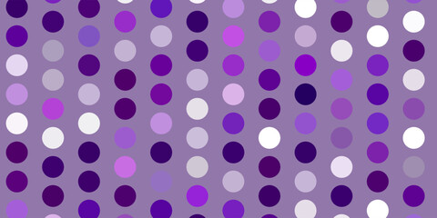 Wall Mural - Light pink vector texture with disks.