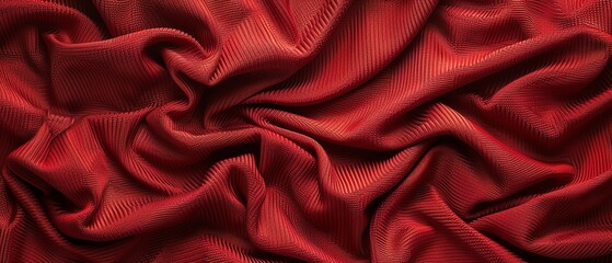 red sports jersey material texture