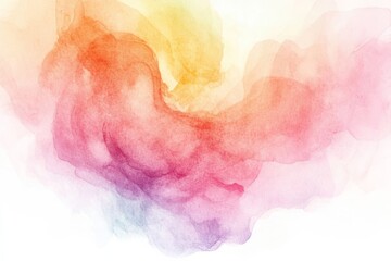 Wall Mural - Chromatic Nebula: A swirling abstract of vibrant hues, blending seamlessly from fiery oranges and yellows to cool blues and purples. 