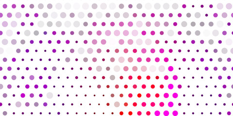 Wall Mural - Light purple, pink vector template with circles.