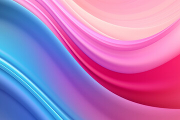 Wall Mural - Abstract waves shape glowing in ultraviolet spectrum. Background for banner, backdrop or texture