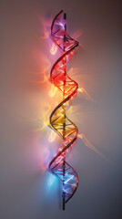 Wall Mural - Human DNA helix