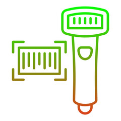 Sticker - Barcode scanner Icon