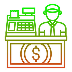 Sticker - Cashier Icon