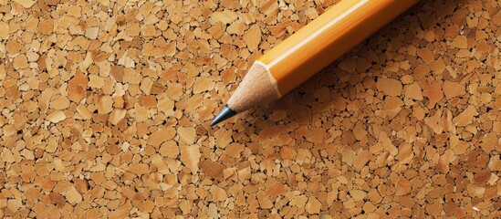 Poster - Writing a post on a corkboard background with copy space image