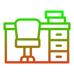 Sticker - Desk Icon