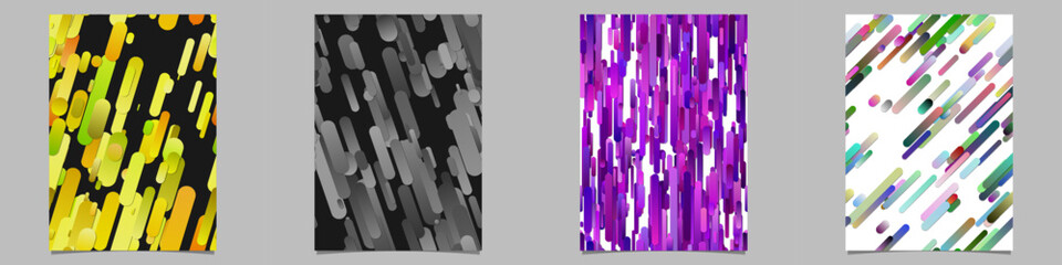 Wall Mural - gradient stripe brochure background collection