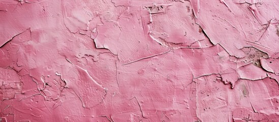 Poster - Rustic minimalist design on a pink background with a textured look perfect for adding copy space image