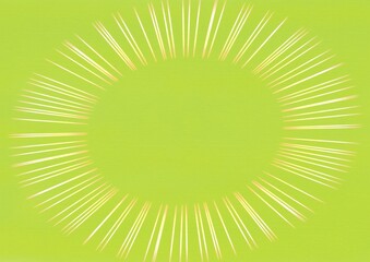 green background with sun rays