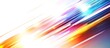 © TigerDude - Abstract background with colorful lines and speed effect, motion blur, bright colors on white background.