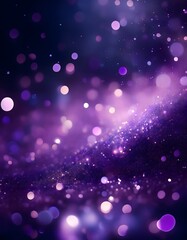 Wall Mural - Purple abstract background with bokeh