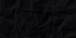 © Creative - Horizontal crumpled empty paper template for posters and banners vector illustration. Black color clean crumple paper texture.