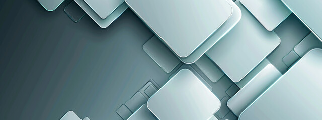 Soft blue abstract background for an innovation program proposal with combination of geometrical design,  Blurred blue abstract background. Abstract teal background
