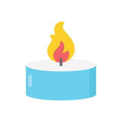 Wall Mural - Scented Candles vector icon