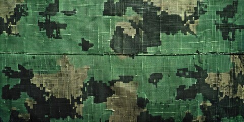 Wall Mural - Green Camouflage for Outdoor Gear