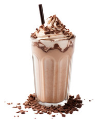 Sticker - PNG Milkshake smoothie dessert drink.